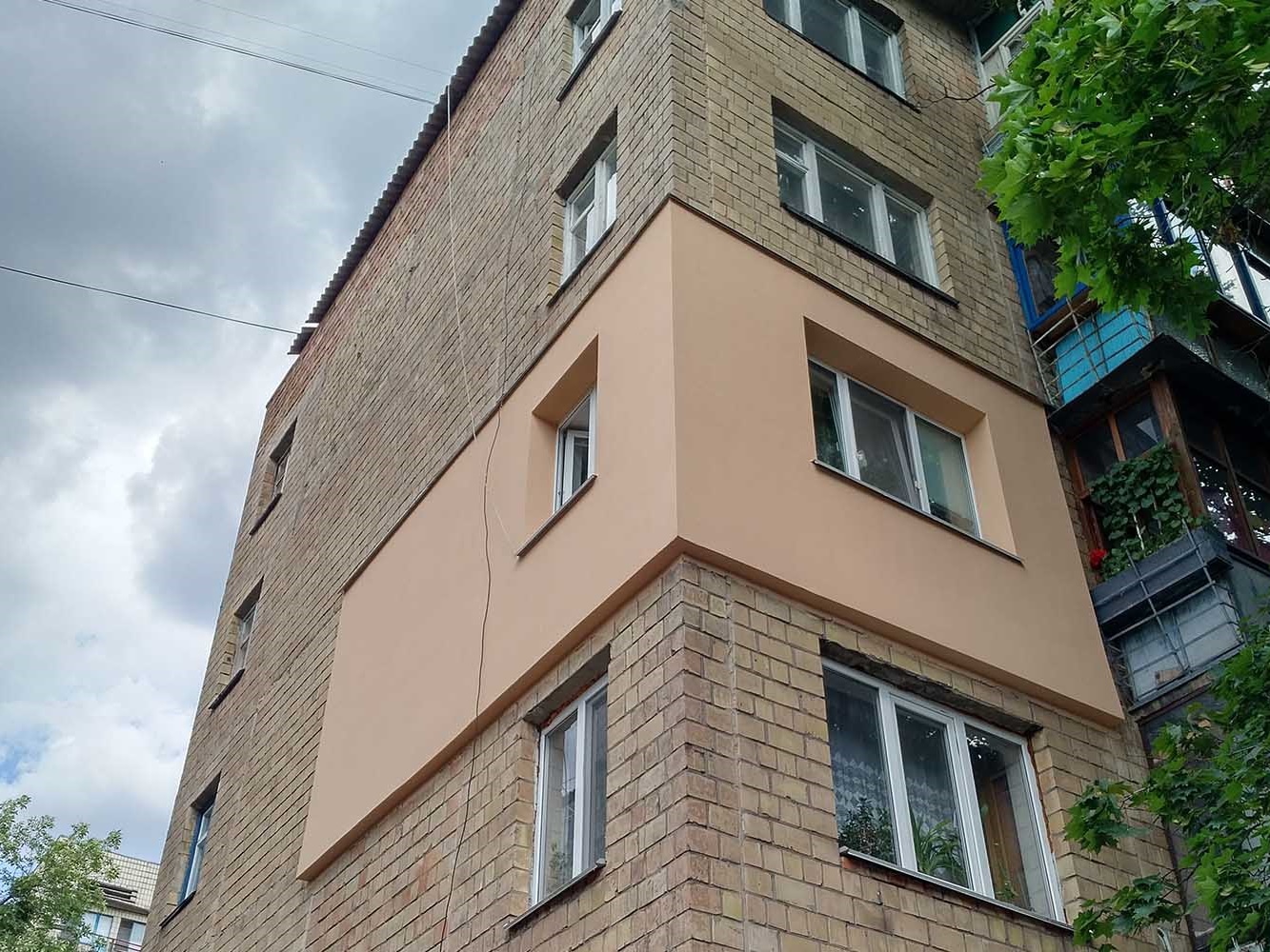 Утепление стен фасада угловой квартиры